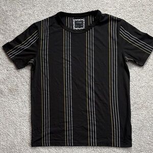 Black Striped Men's Shirt